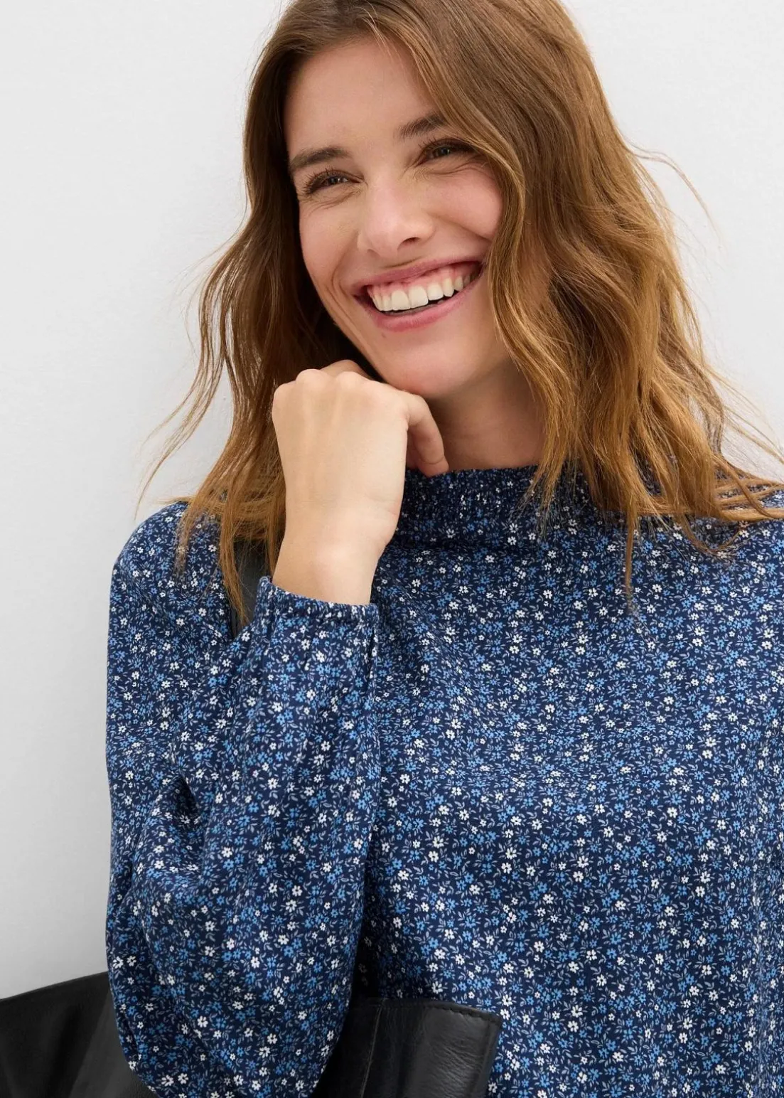 Tunika aus fließender Viskose