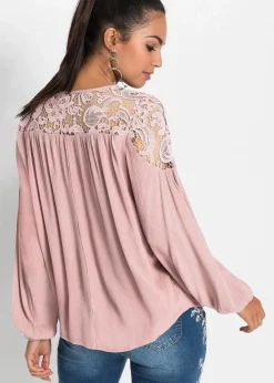 Tunika aus fließender Viskose