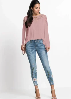 Tunika aus fließender Viskose