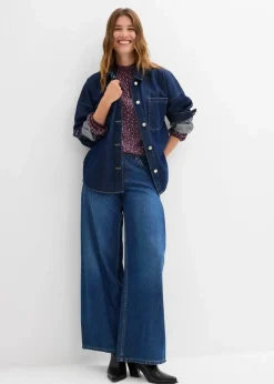 Tunika aus fließender Viskose