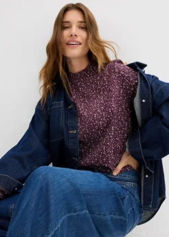 Tunika aus fließender Viskose