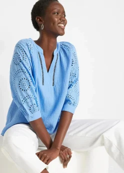 Tunika aus luftigem Musselin