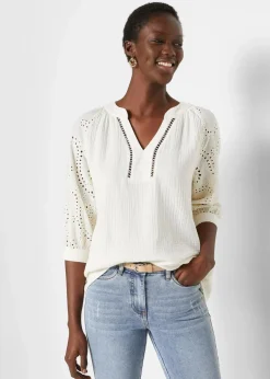 Tunika aus luftigem Musselin