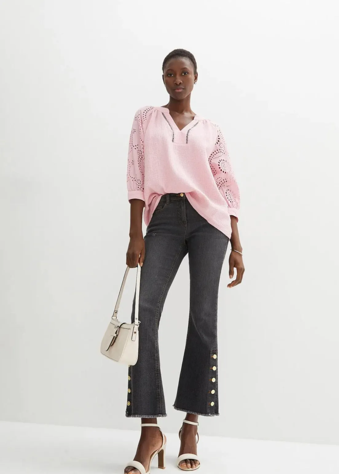 Tunika aus luftigem Musselin