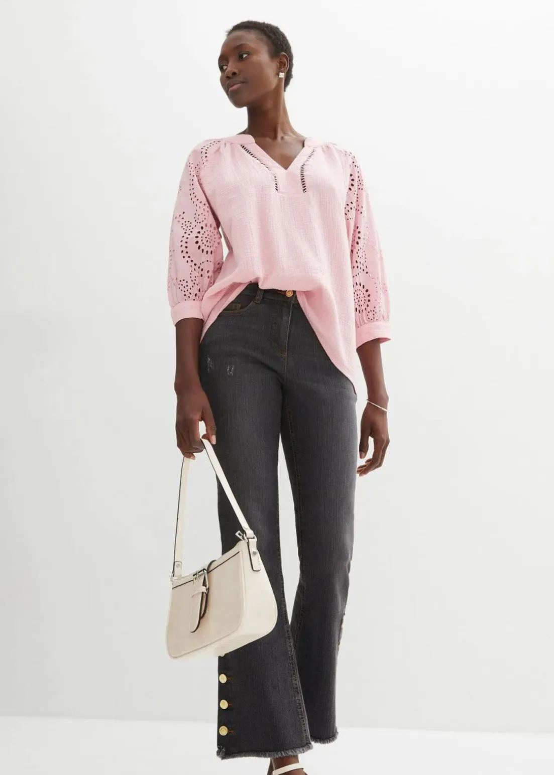 Tunika aus luftigem Musselin