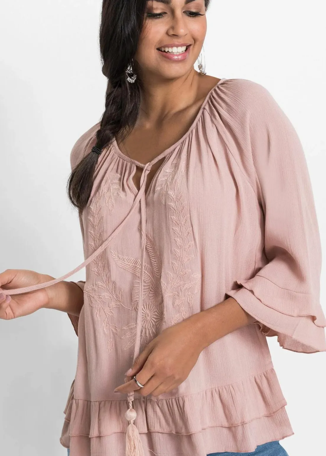 Tunika aus softer Viskose