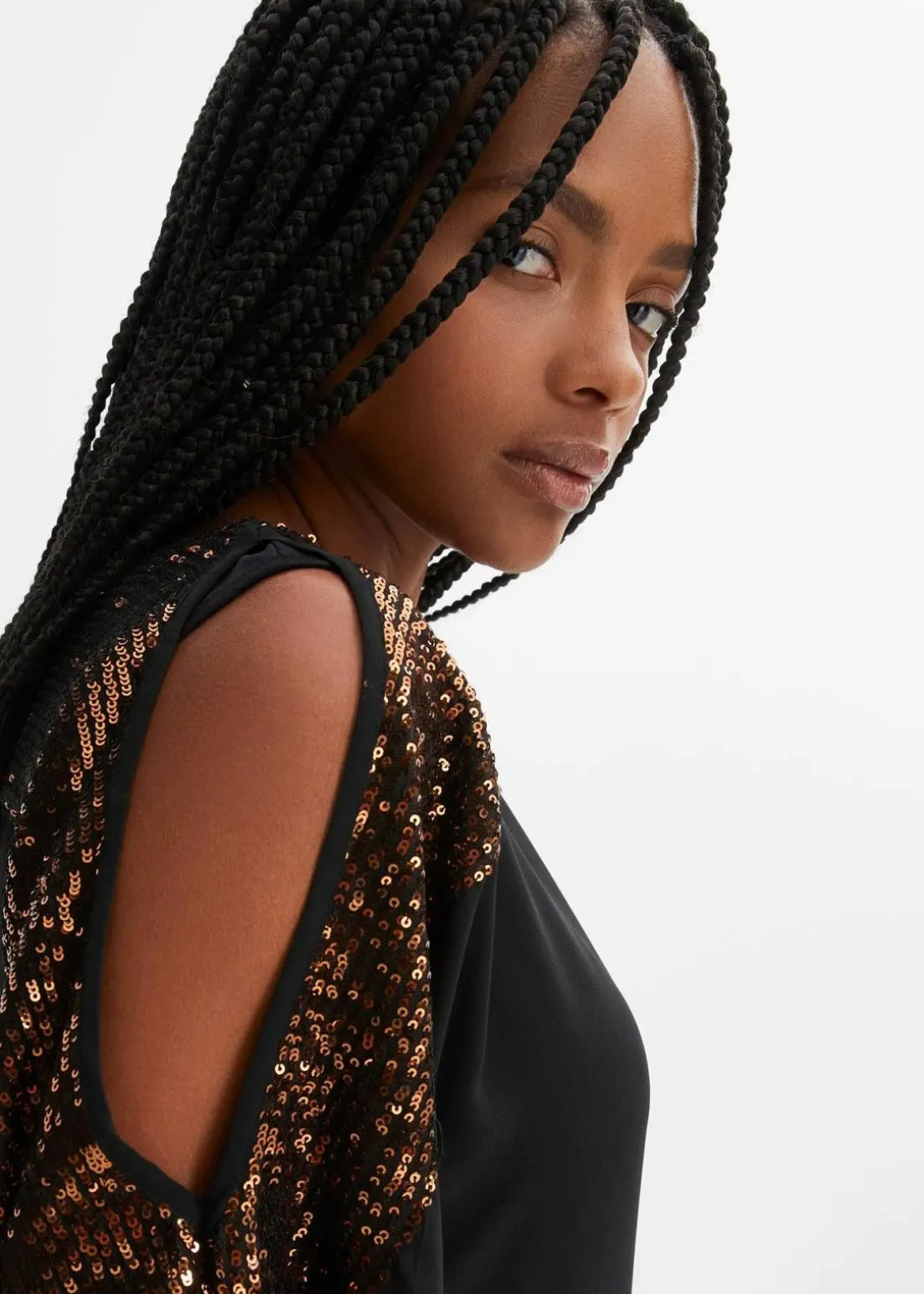 Tunika mit Pailletten