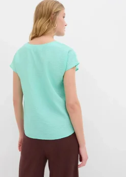 Tunikabluse aus fließendem Viskose-Mix