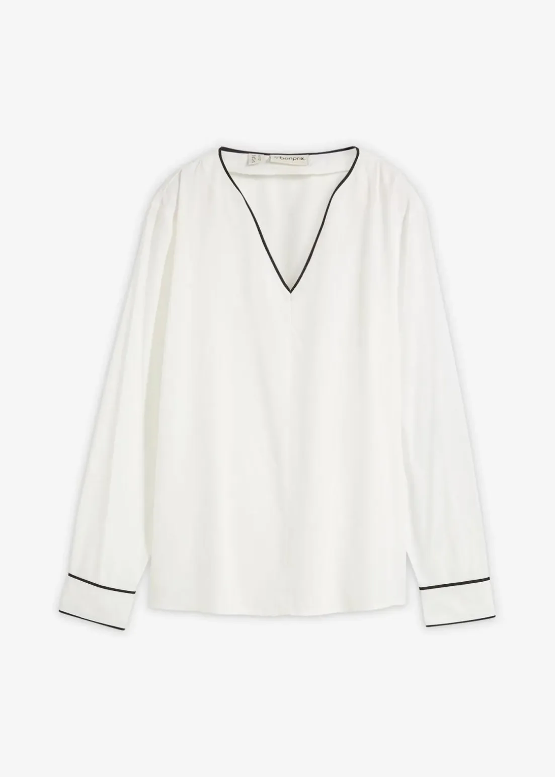 Tunikabluse aus fließender Viskose