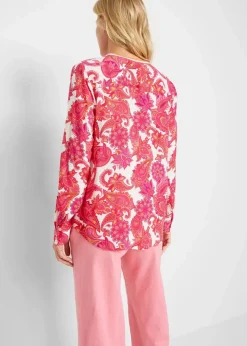 Tunikabluse aus fließender Viskose