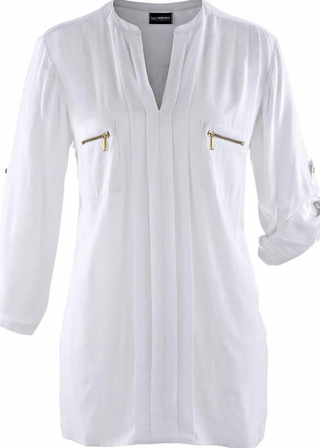 Tunikabluse aus fließender Viskose