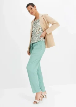 Tunikabluse aus fließender Viskose