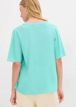 Tunikabluse aus fließender Viskose