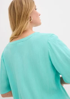 Tunikabluse aus fließender Viskose