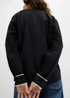 Tunikabluse aus fließender Viskose