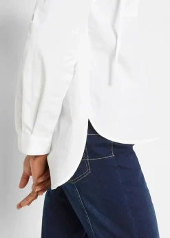 Tunikabluse aus reiner Bio-Baumwolle