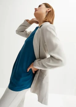 Tunikabluse aus reiner Viskose