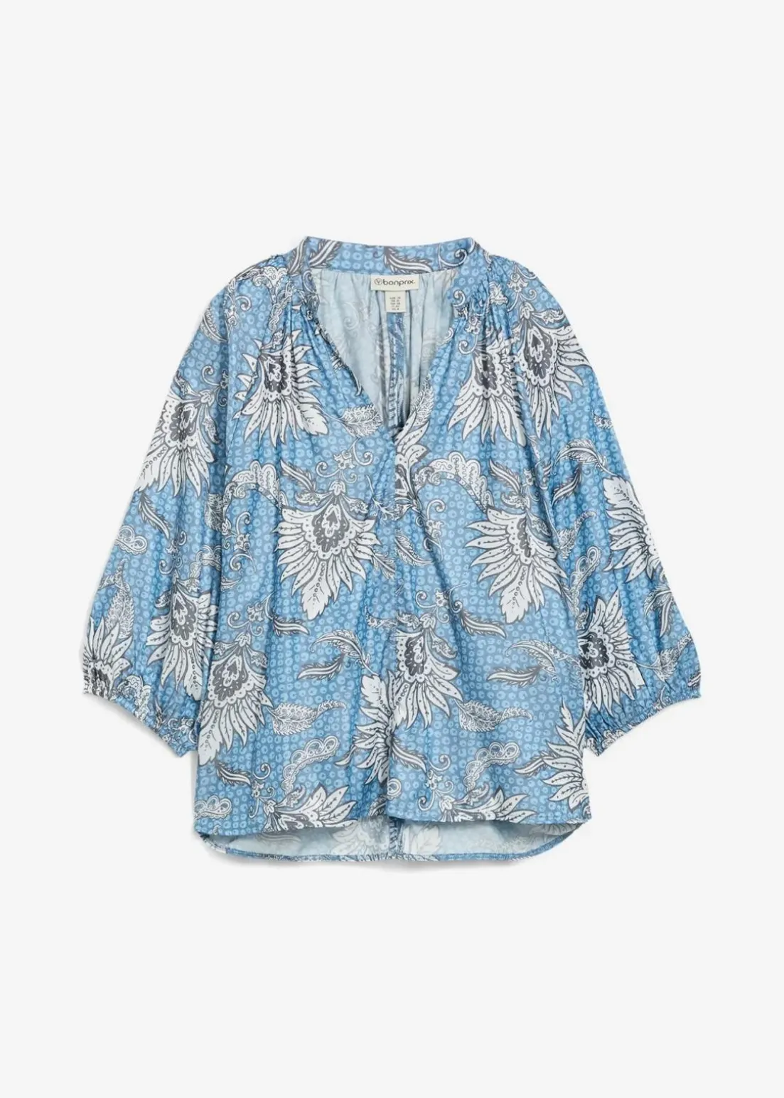 Tunikabluse aus softem Viskose-Mix