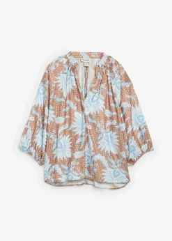 Tunikabluse aus softem Viskose-Mix