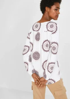 Tunikabluse aus softer Viskose