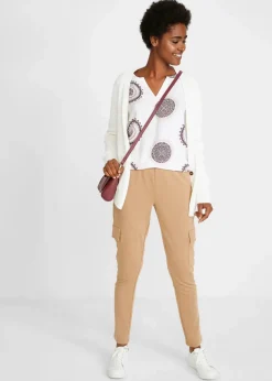 Tunikabluse aus softer Viskose