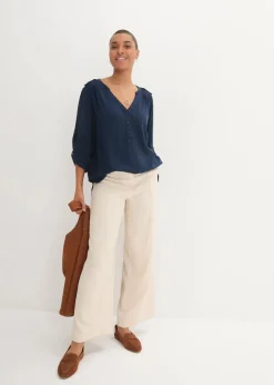 Tunikabluse aus softer Viskose