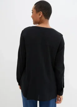 Tunikabluse aus softer Viskose