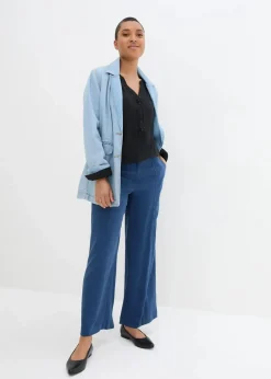 Tunikabluse aus softer Viskose