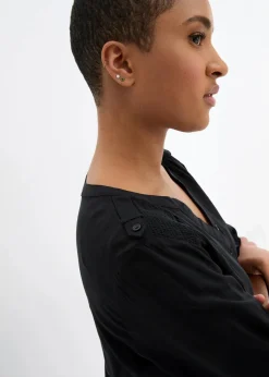 Tunikabluse aus softer Viskose