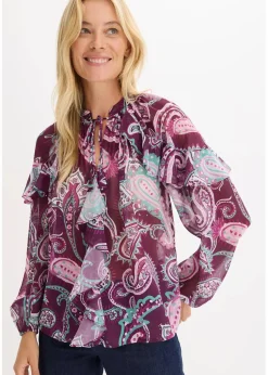 Tunikabluse mit Volants