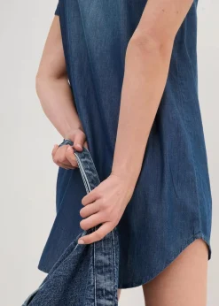 Tunika-Jeanskleid