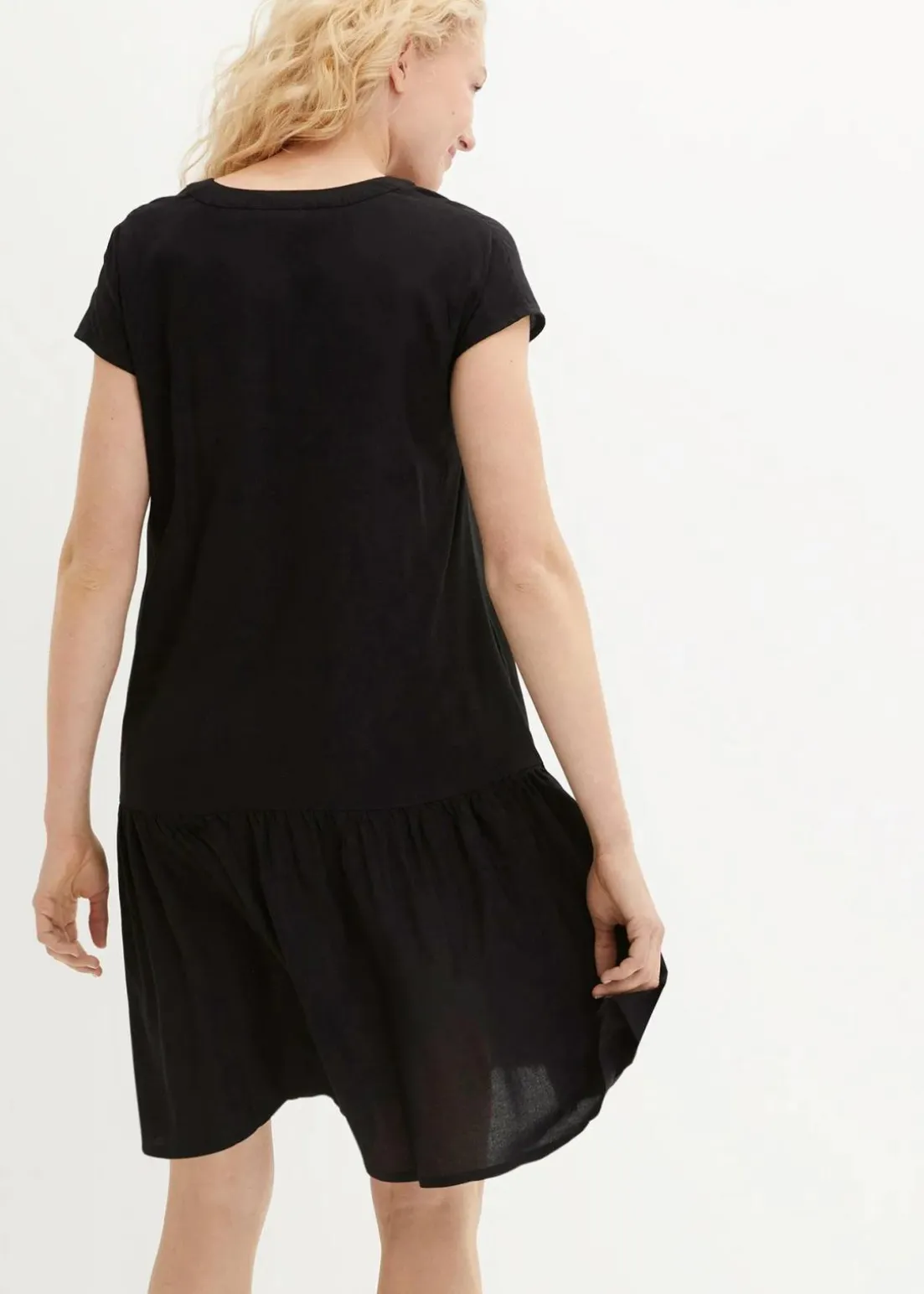 Tunikakleid aus feiner Viskose