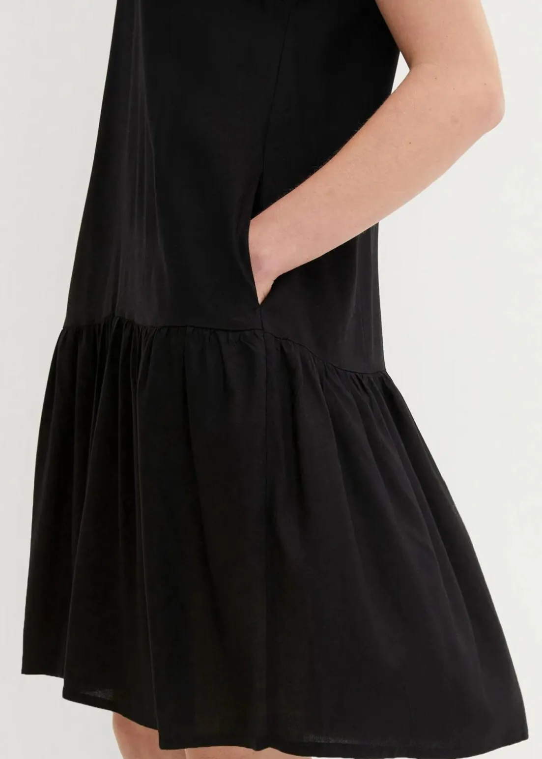 Tunikakleid aus feiner Viskose