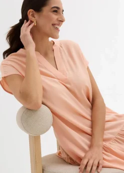 Tunikakleid aus feiner Viskose