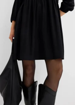 Tunika-Kleid aus fließender Viskose