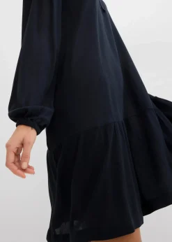 Tunika-Kleid aus fließender Viskose