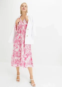 Tunika-Kleid aus fließender Viskose