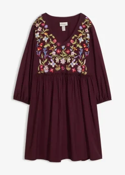 Tunika-Kleid aus fließender Viskose