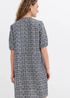 Tunika-Kleid aus fließender Viskose