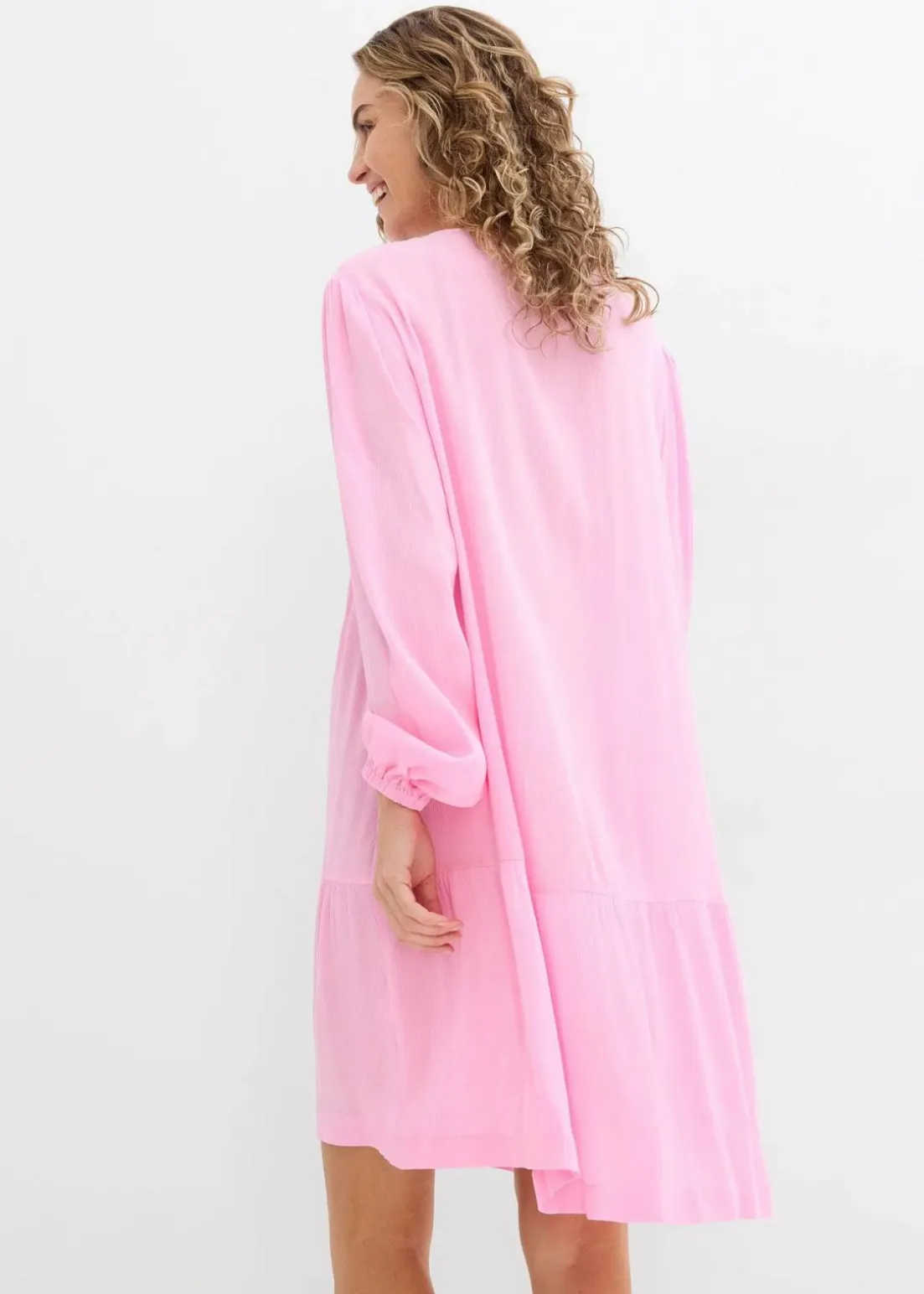 Tunika-Kleid aus fließender Viskose