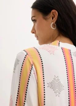 Tunika-Kleid aus fließender Viskose