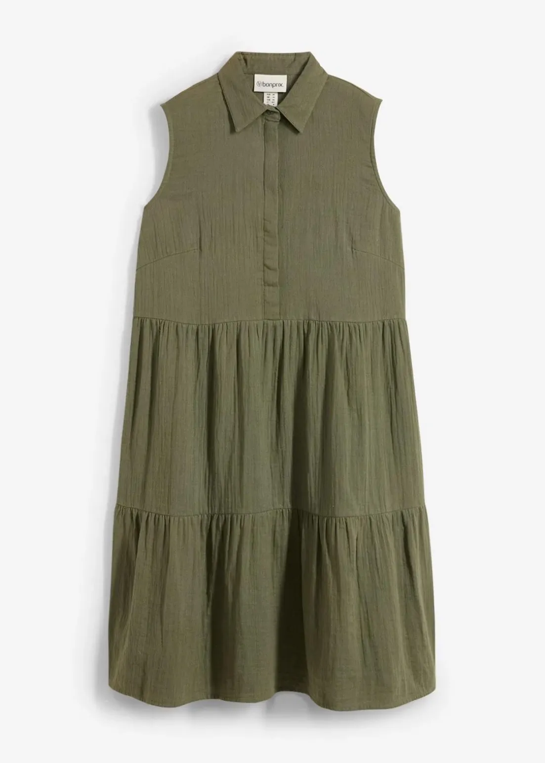 Tunika-Kleid aus luftigem Musselin