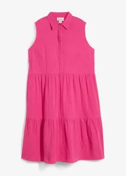 Tunika-Kleid aus luftigem Musselin