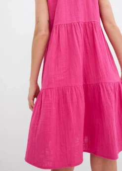 Tunika-Kleid aus luftigem Musselin