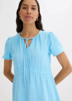 Tunika-Kleid aus Musselin