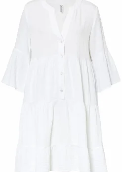 Tunika-Kleid aus reiner Baumwolle