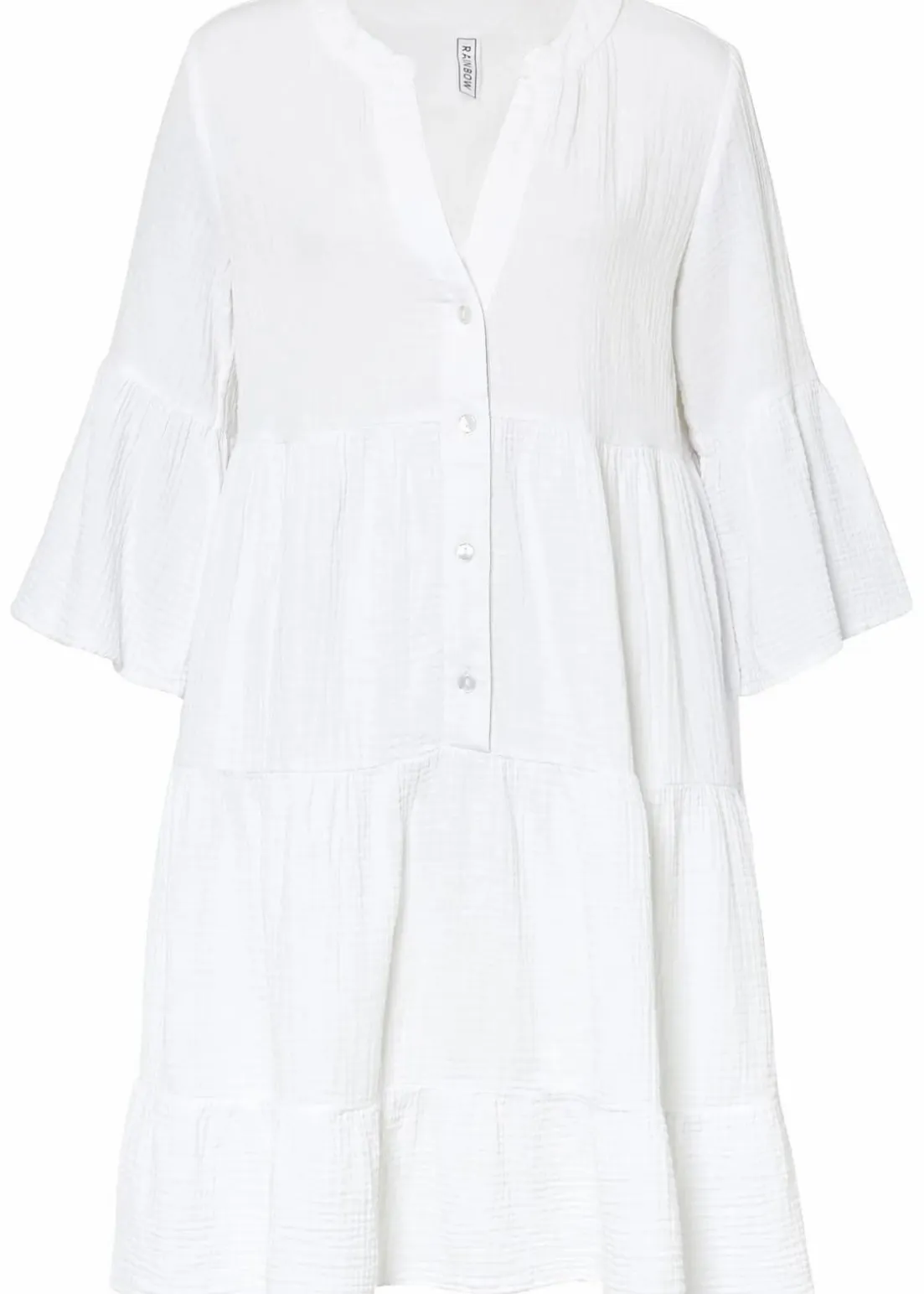 Tunika-Kleid aus reiner Baumwolle