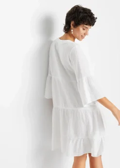 Tunika-Kleid aus reiner Baumwolle