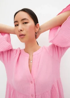 Tunika-Kleid aus reiner Baumwolle