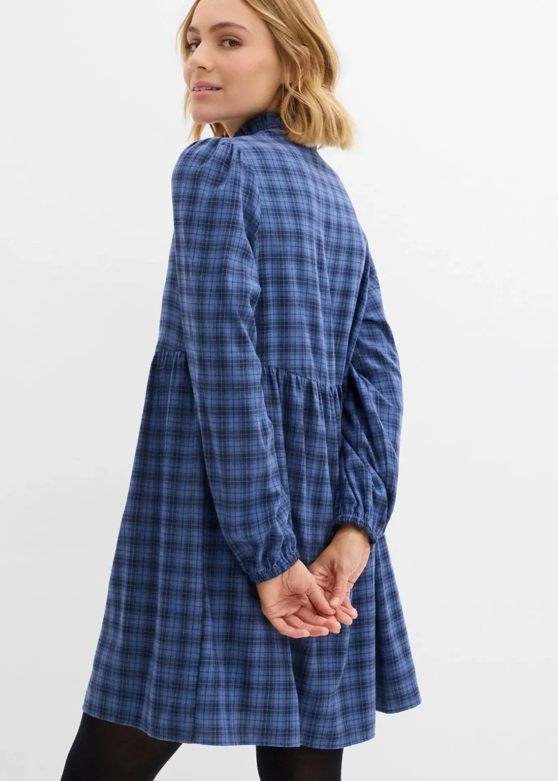 Tunika-Kleid aus reiner Baumwolle